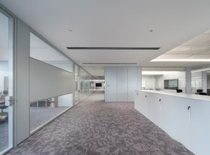 12mm Tempered Kính Anodized nhôm 6063-t6 văn phòng đồ nội thất thủy tinh có thể hoạt động phân vùng lắp ráp cho varifold tường 45dB - Product Image 3