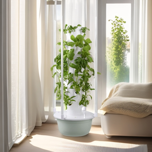 Système hydroponique intérieur multicouche 9 couches 36 trous Tour de plantation verticale 30L avec lumière LED et pompe pour <span class=keywords><strong>arrosage</strong></span> <span class=keywords><strong>automatique</strong></span> - Product Image 6
