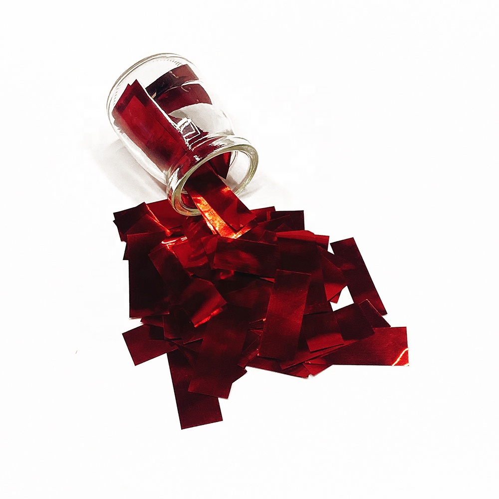 Огнестойкий металлик Навальный бумажный слипы фольга конфетти для свадьбы confetti cannon poppers