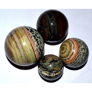 Esferas de Ágata Dendrítica de Exportación, Fabricante de Esferas de Piedras Preciosas Talladas de Gujarat - Product Image 1