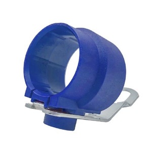 Blue <b>Universal</b> <b>Plug</b> Mounting Bracket For RV And Trailer 7 Pin 13 Pin Connector - Product Image 1