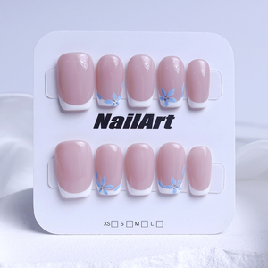 Nuevo Diseño, 10 <span class=keywords><strong>Uñas</strong></span> Postizas Acrílicas <span class=keywords><strong>Cortas</strong></span> <span class=keywords><strong>Cuadradas</strong></span> Hechas a Mano, <span class=keywords><strong>Uñas</strong></span> Postizas con Impresión, <span class=keywords><strong>Uñas</strong></span> Artificiales Personalizadas - Product Image 5