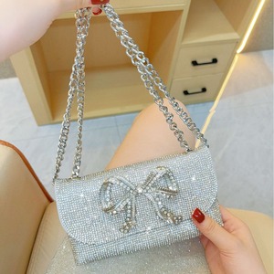 New Clutch <b>Bag</b> Women's All-match Handbag Celebrity Summer Bow-embellished PVC Cover Envelope <b>Small</b> Shoulder Crossbody Tanjing - Product Image 6