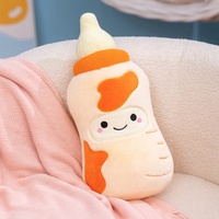 Boneka Plush Mainan Baru Warna-warni, Bantal Botol Bayi, Boneka Plush Lembut untuk Anak-anak