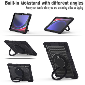 Rugged Tablet <strong>Case</strong> with 360Rotating Stand Heavy Duty Armor Protection for <strong>Tablette</strong> Samsung Galaxy Tab S9/S9FE/S10FE/S10 Lite 11" - Product Image 3