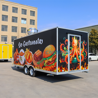 Chammp Mobile Kitchen Foodtrailer Remorque de Restauration Entièrement Équipée pour Café, Pizza, Tacos, Camion de Restauration avec Cuisine Complète