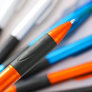 Yüksek kaliteli Mat metalik promosyon <span class=keywords><strong>3</strong></span> In 1 yeşil kırmızı mavi siyah dolum mürekkepleri Stylus tükenmez kalem ile özel Logo - Product Image 5