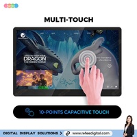 Écran tactile numérique lcd de télévision Android, 10, 15, 22, 32, 43, 49, 50 ou 55/65 pouces, avec montage mural, pour la publicité des magasins