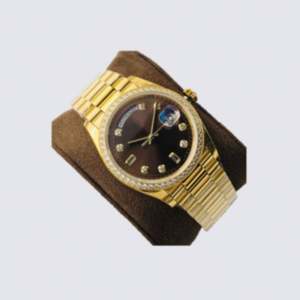 Reloj de Pulsera de Lujo para Hombre, con Moissanita, Dorado, Automático, Mecánico, Luminoso, Resistente al Agua, Regalo Empresarial - Product Image 4