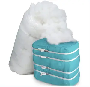 wholesale Filling Quilt Pillow Sofa Plush Toys Stuffing Material Rebound Fluffy Polyester Staple Fiber
