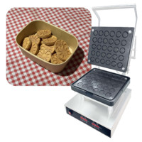 Machine à biscuits personnalisée en forme de marguerite avec moule antiadhésif à 30 cavités pour la formation de coques de tartelettes aux œufs dans les pâtisseries et les cafés
