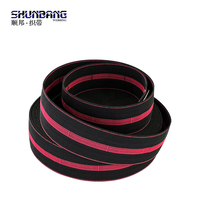 Élégant 60mm Noir et Rouge Élastique Bonne Qualité Canapé Bande Élastique #5860