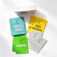 Servicio de Impresión de Tarjetas de Papel con Afirmaciones Positivas y Motivacionales para Yoga, Meditación y Bienestar, Impresión Personalizada de Tarjetas de Memoria para Adultos