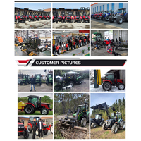 Tracteur agricole à moteur diesel 50HP 70HP 80HP 90HP 100HP 120HP, liste de prix des machines agricoles en Australie