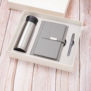 Ideas de Cajas de Regalo Empresariales de Lujo Personalizadas, Cuaderno A5 con Bolígrafo, Taza Térmica, Tapa Rebotadora, Set de Regalo Novedoso al por Mayor - Product Image 4