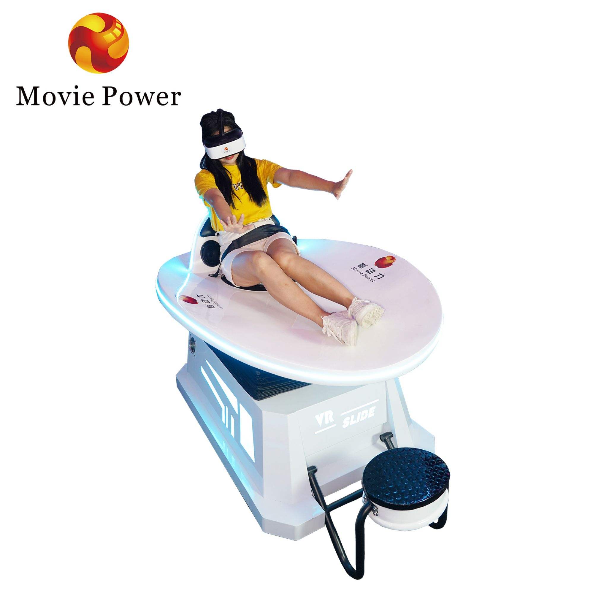 ORANGLES 9D VR Arcade Machine | Virtual Reality Gaming System, Multi-Game Simulator Equipment for Entertainment Centers & Shopping Malls (Kuwait) - full product showcase - displaying specifications - Image 5 of 6 | adapts to any space | 9D VR Arcade Machine | Virtual Reality Gaming System, Multi-Game Simulator Equipment for Entertainment Centers & Shopping Malls (Kuwait) deal New Jersey | Free Shipping ORANGLES