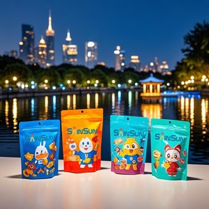 Paquete de embalaje Up Frozen Stand Bolsas cuadradas Azúcar Ziplock Bolsa Ziplock de plástico personalizada Impreso Mylar Suger Bolsas - Product Image 3