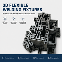 Kit de fixation de soudage modulaire, goupilles de positionnement et gabarits de serrage pour plateforme de soudage flexible 3D D16 D28