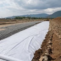 Géotextile industriel non tissé en plastique PP/PET écologique de haute qualité 100-800 g/m² provenant de fabricants chinois à prix préférentiels