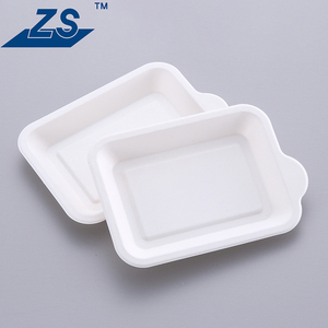 Thiết kế mới hình chữ nhật có hình dạng bã mía món ăn tấm ngón tay Tấm tấm dùng một lần cho bánh - Product Image 4