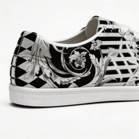 Chaussures en toile unisexes tendance, logo personnalisé, chaussures de marche, baskets à lacets, respirantes, souples, POD ODM OEM