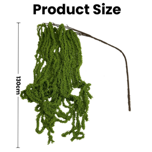 인공 아마란투스 꽃 매달려 흰색 녹색 아마란투스 식물 웨딩 꽃병 꽃다발 꽃꽂이 홈 장식 - Product Image 2