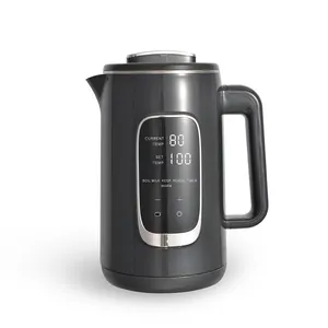 Электрический чайник с ЖК-дисплеем, 1,5 л, 304 из нержавеющей стали, 72 ч