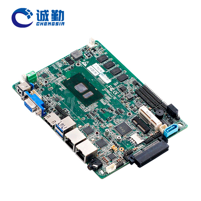 Piesia Dual Network Ports PCI-E X4 Computer Motherboard With Onboard Intel 7th Gen Cpu and Ram Ddr4 SIM CARD Slot