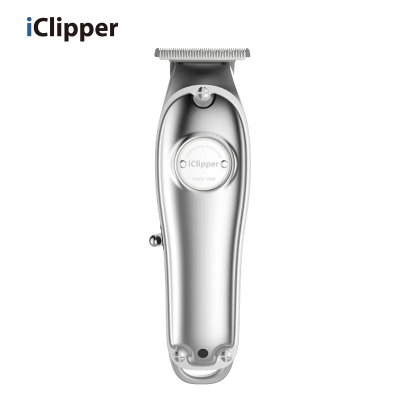 IClipper-I8 Chuyên Nghiệp Tất Cả Các Kim Loại USB Sạc Solo Tông Đơ Thiết Lập Maquina De Cortar Cabelo Tóc Tông Đơ