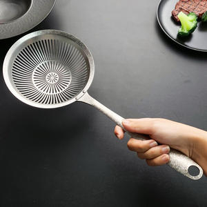 Ensemble de passoires perforées en titane pur, 3 pièces, avec long manche, pour fondue, nouilles, friteuse, outil de cuisine - Product Image 2