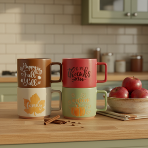 Custom High Quality Cartoon Style Office Home Solid Color Simple Coffee Porcelain Mug Business Gifts Food Safe Reusable - Product Image 2