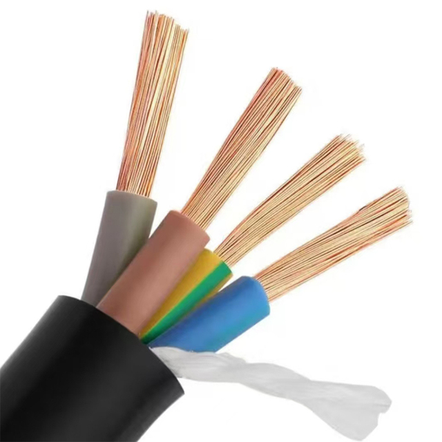16mm 35mm2 4 Core Rubber Flexible Cable Multi-core Rubber Cables H07rn-F