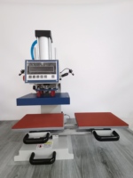 Prix d'usine, machine à presser à chaud double pour l'impression par sublimation sur t-shirts, machine de transfert thermique avec 2 plans de travail