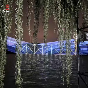 โปรเจคเตอร์แสงเลเซอร์ระยะไกล 10 กม. IP65 RGB สีสันสดใส ควบคุมด้วย DMX512 สำหรับโฆษณากลางแจ้ง ระบบแสดงแสงเลเซอร์เคลื่อนไหว - Product Image 3