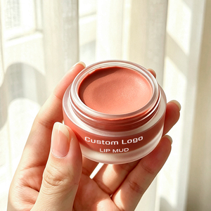 Fango Labbra Maquillaje Labial Multiusos: Colorete y Tinte Labial con Efecto Soft Focus, Tamaño Viaje, Arcilla Labial en Tarro, Acabado Mate Rojo Marrón Rosa - Product Image 2