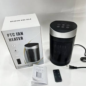 Calentador Eléctrico Portátil de Cerámica PTC de 1500W para Uso Doméstico, Calentador Eléctrico de Escritorio con Control Remoto de Plástico - Product Image 2