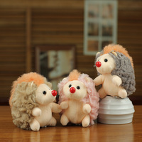 Peluche mignonne hérisson pendentif poupée OEM peluches douces porte-clés animaux en peluche personnalisés jouets pour cadeau de promotion