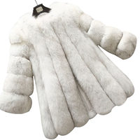Veste en fausse fourrure de renard douce de haute qualité, manteau en peluche à manches longues décontracté pour femmes, vêtements d'extérieur élégants et chauds pour l'hiver