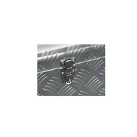 Boîte à outils de camion utilitaire 60*28*25cm pour coffre à outils en aluminium de voiture coffre de rangement en aluminium