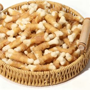 רצועות בשר לכלבים בטוחות לחיות מחמד - 250 גרם/400 גרם בטעם עוף ובקר טבעי ללא תוספים מלאכותיים ODM סיטונאי - Product Image 5