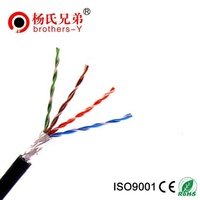 Câble LAN FTP blindé CAT5E Brothers-Y, 4 paires, 24 AWG, UTP Cat5E, 305 m, câbles de communication, Guangdong