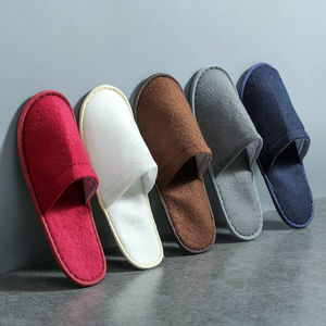 Vente en gros Hôtel <span class=keywords><strong>Chaussons</strong></span> <span class=keywords><strong>éponge</strong></span> jetables OEM <span class=keywords><strong>Chaussons</strong></span> ouverts <span class=keywords><strong>Spa</strong></span> <span class=keywords><strong>éponge</strong></span> couleur personnalisable Femme - Product Image 4