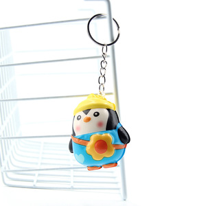 Llavero de pingüino adorable de subida lenta, mini pingüino bebé, amuleto para coche, novedad, llavero antiestrés para apretar - Product Image 5