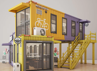 Maison conteneur portable, maison préfabriquée, solution d'habitation mobile facile à construire, design moderne, garantie 5 ans, marque KWY pour le monde entier