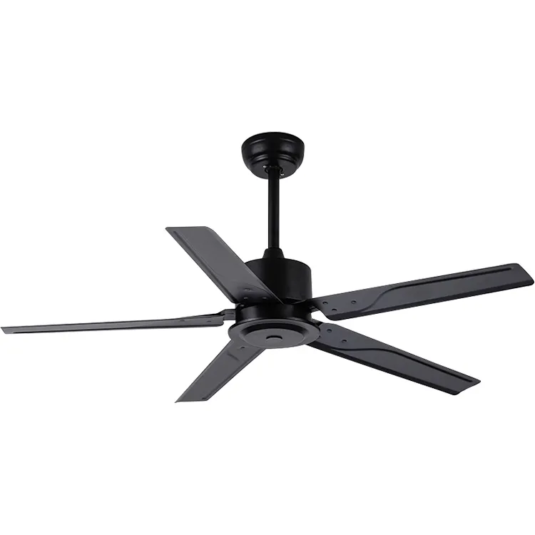 New Hot Selling Products White Low Noise 52Inch Ceiling Fan Iron Blade With Light Fan Home Lamp With Fan