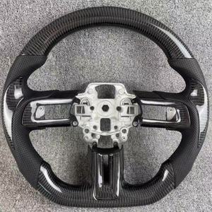 Volants en fibre de carbone véritable forgée adaptés aux voitures <span class=keywords><strong>Ford</strong></span> <span class=keywords><strong>Mustang</strong></span> <span class=keywords><strong>GT</strong></span> Vente directe d'usine de style course - Product Image 2