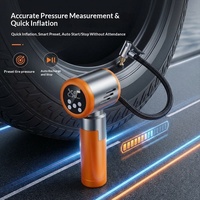 RoadGuardian Smart 2-en-1 : Mini compresseur d'air sans fil à chargement sans fil et aspirateur sans balais portable pour voiture et usage domestique