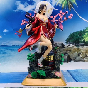 Figurine d'action d'anime One Piece de <span class=keywords><strong>grande</strong></span> <span class=keywords><strong>taille</strong></span> de 35 cm, de haute qualité, Boa Hancock en <span class=keywords><strong>kimono</strong></span>, statue d'anime, vente en gros de figurines One Piece - Product Image 2
