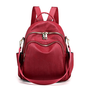 Zaino in Nylon moda <span class=keywords><strong>donna</strong></span> 2024 impermeabile da <span class=keywords><strong>donna</strong></span> Shopping portamonete con spalla in pelle antifurto in poliestere e lino - Product Image 5