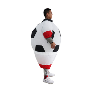 Decoración de Fiesta de Celebración para 2022, Disfraz de Fútbol Inflable con Bandera de Cuerda, Poliéster Portátil No Tóxico - Product Image 5